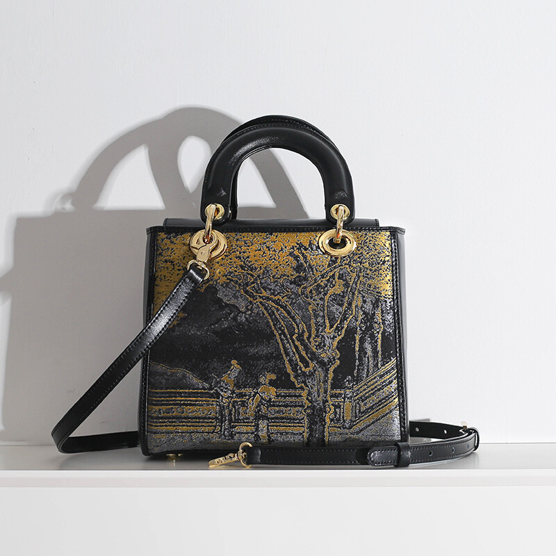Han Palace Leather Handbag