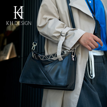 Textured Genuine Leather Bag