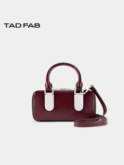Lux Leather Mini Boston Bag