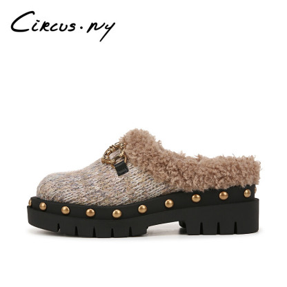 Annie Fleece Mules