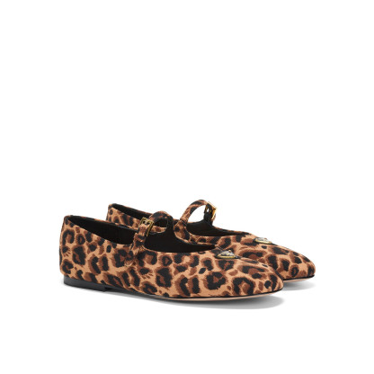 Passionate Blaze Leopard Ballet Shoes