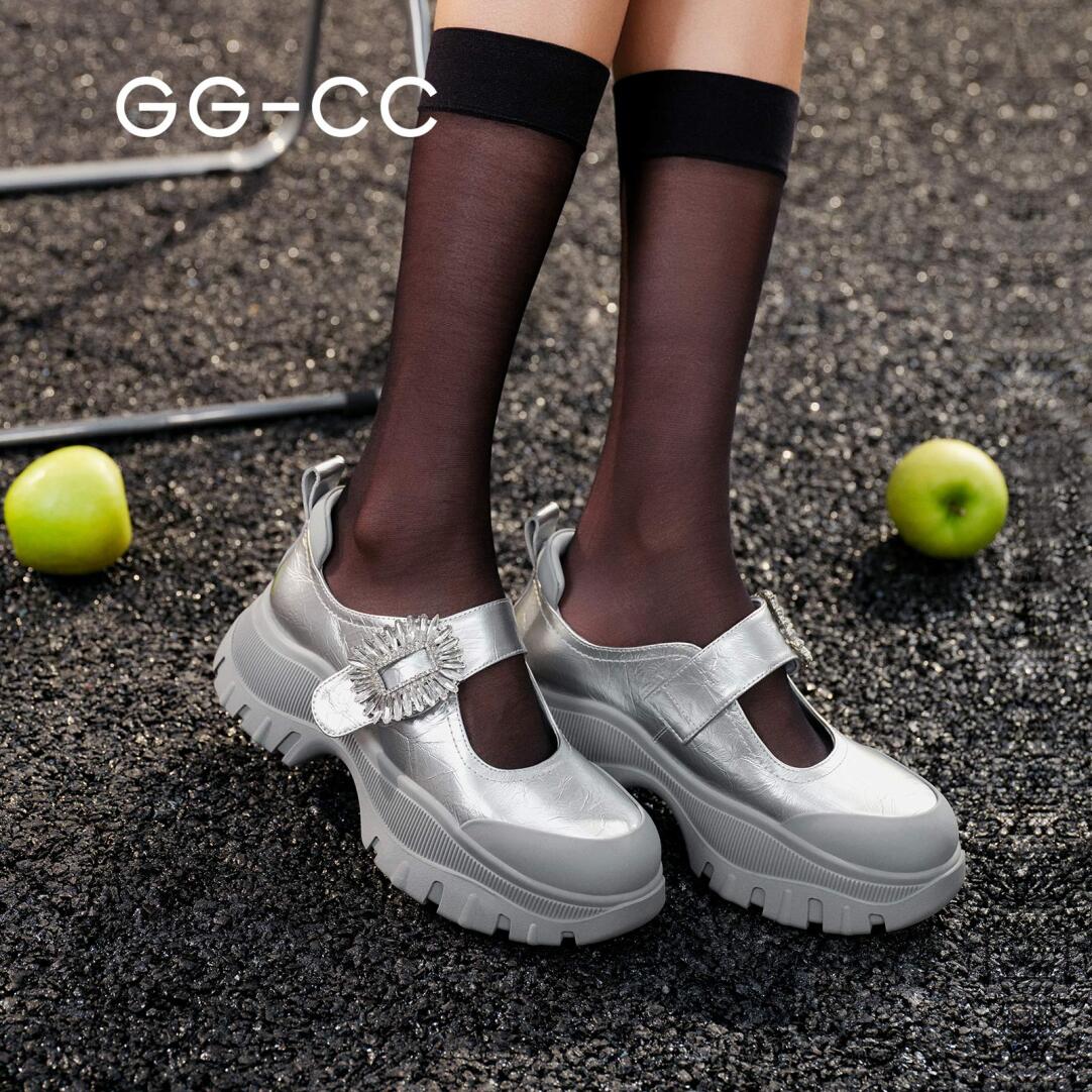 Time-Space Girl  Leather Flats