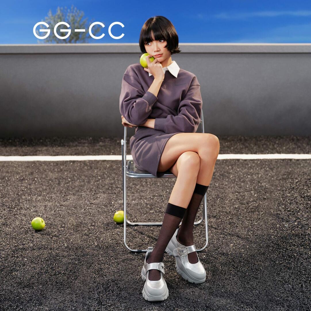 Time-Space Girl  Leather Flats