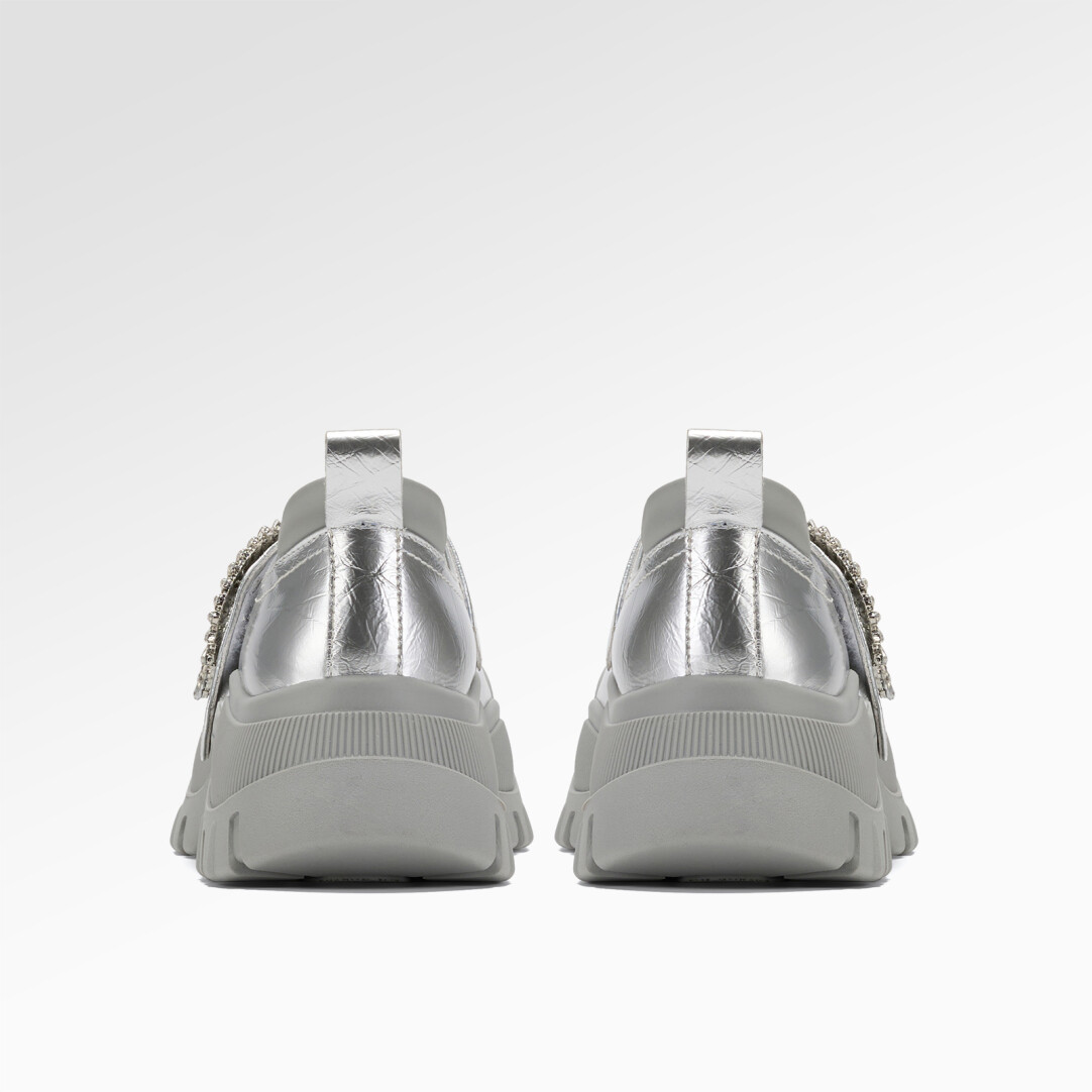 Time-Space Girl  Leather Flats