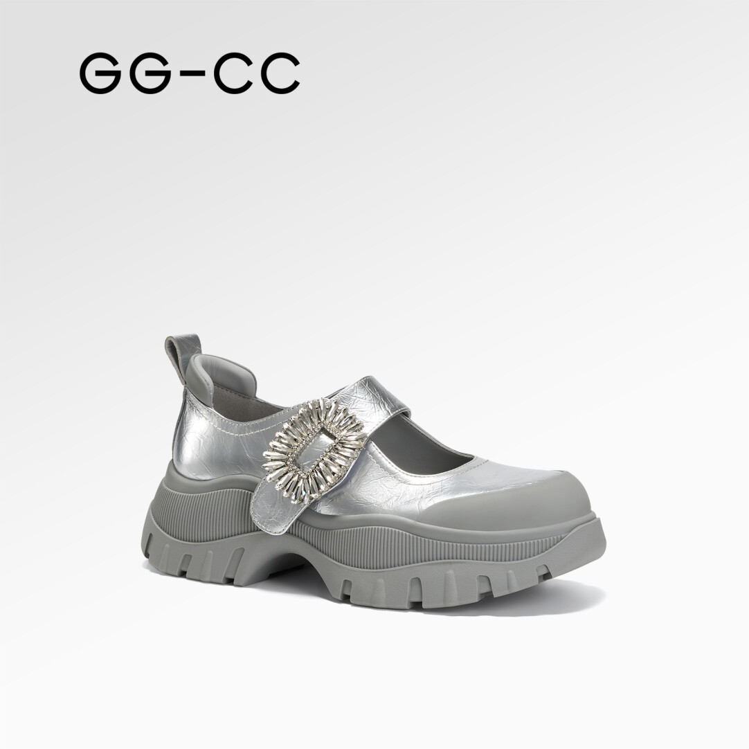 Time-Space Girl Leather Flats