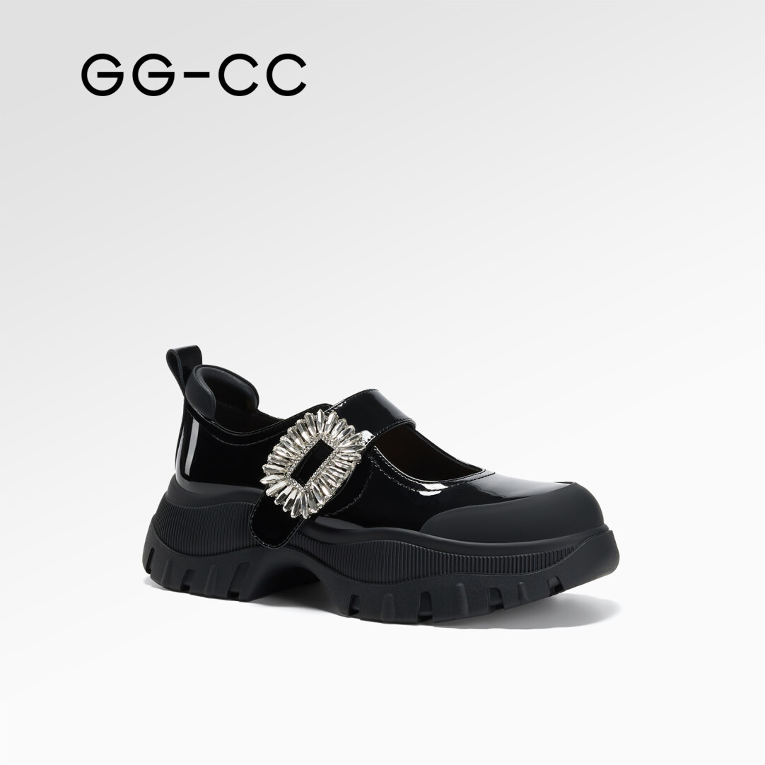 Time-Space Girl  Leather Flats