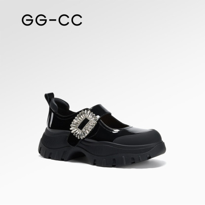 Time-Space Girl  Leather Flats