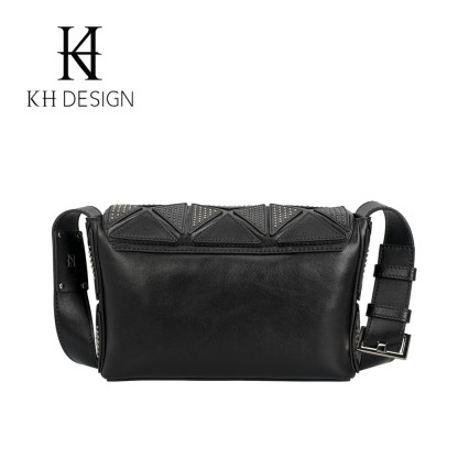 Studded Punk Style Small Square Bag