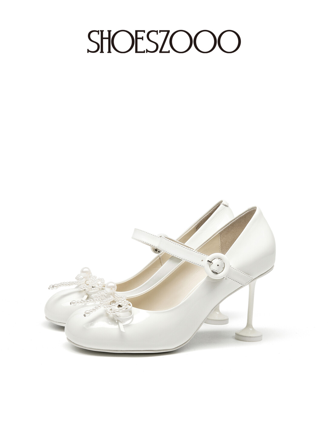 Mary Jane butterfly high heels