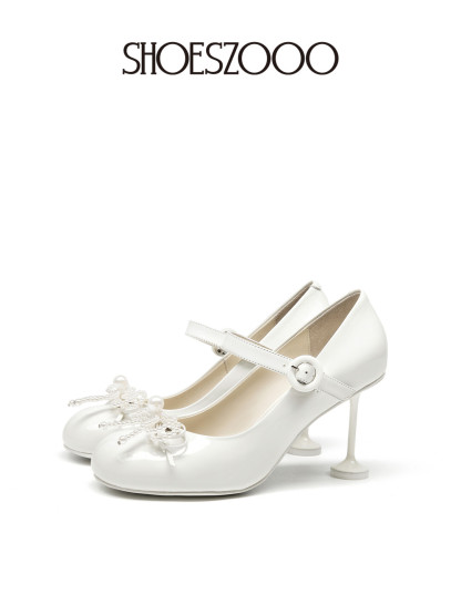 Mary Jane butterfly high heels