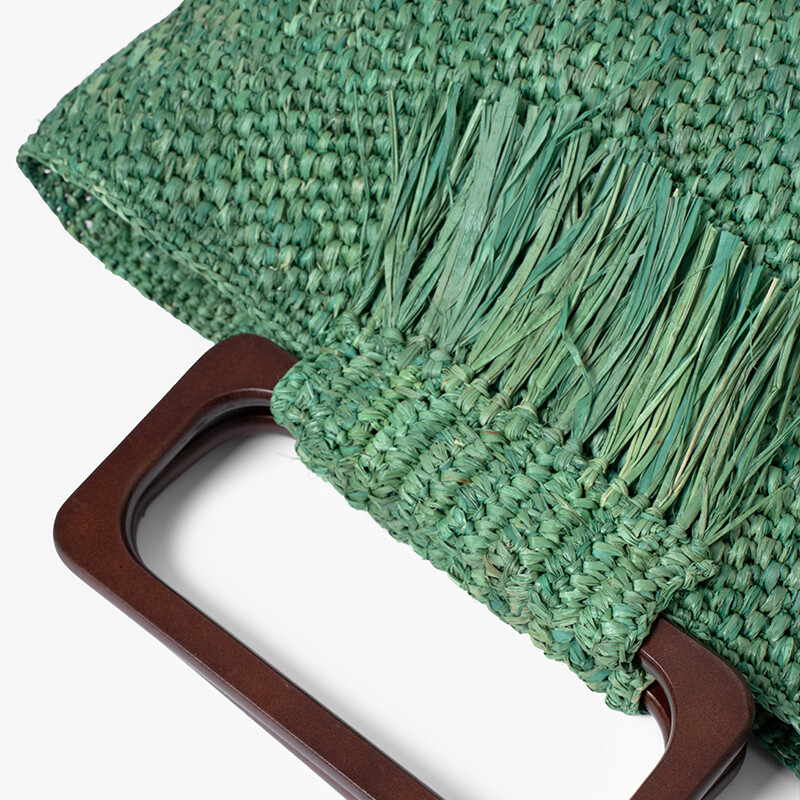A Raffia Woven Bag