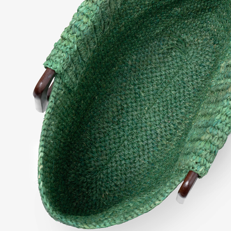 A Raffia Woven Bag
