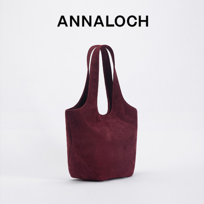 Rebirth Suede Leather Tote Bag