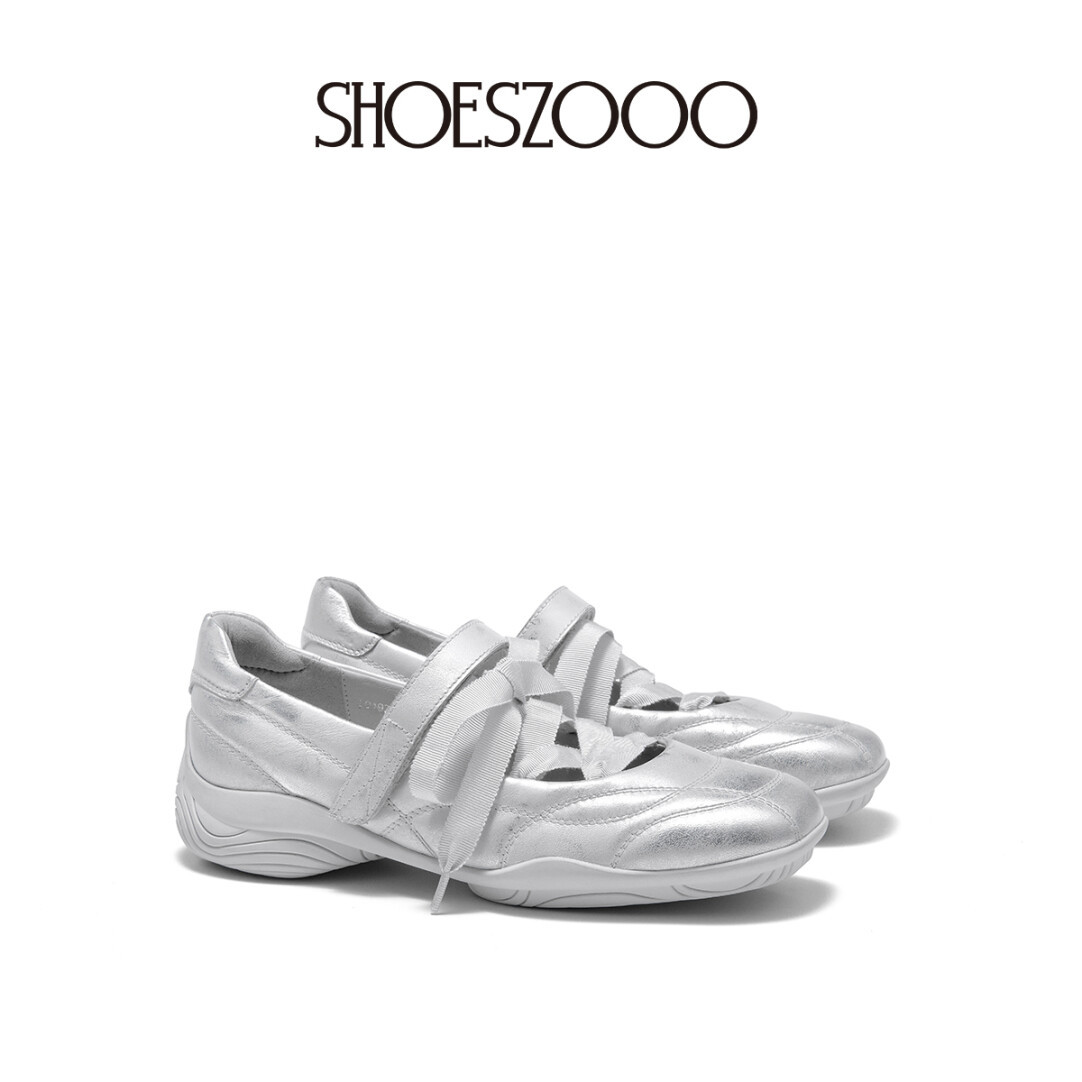 French Mary Jane White Flats