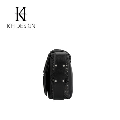Studded Punk Style Small Square Bag