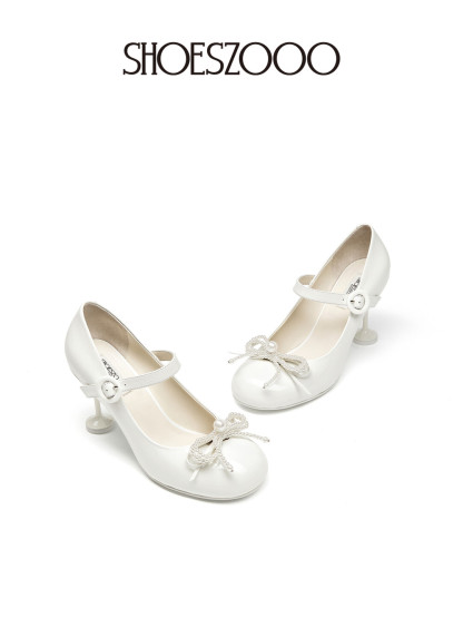Mary Jane butterfly high heels
