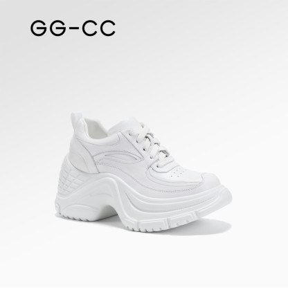 Fashionable High Ground White Sneakers