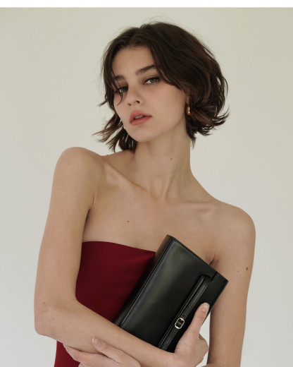 Glossy Leather Belt Bag