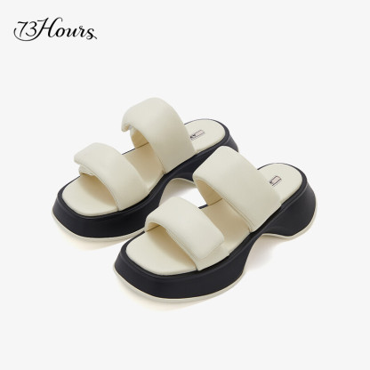 Panda Velcro strap slippers