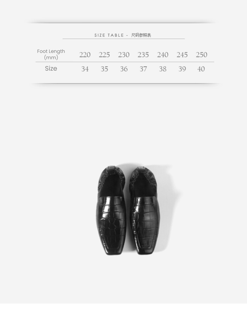 CROCODILE-EMBOSSED LOAFERS