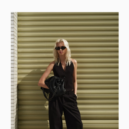 Horizontal Chain Trash Bag 
