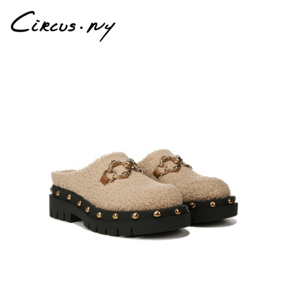Annie Fleece Mules