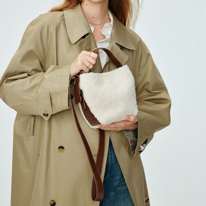 Fortune Plush Bucket Bag