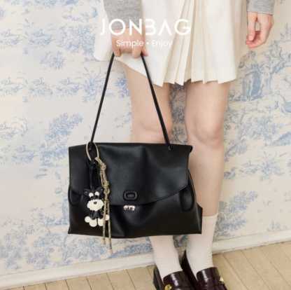 Briefcase Leather Tote Bag