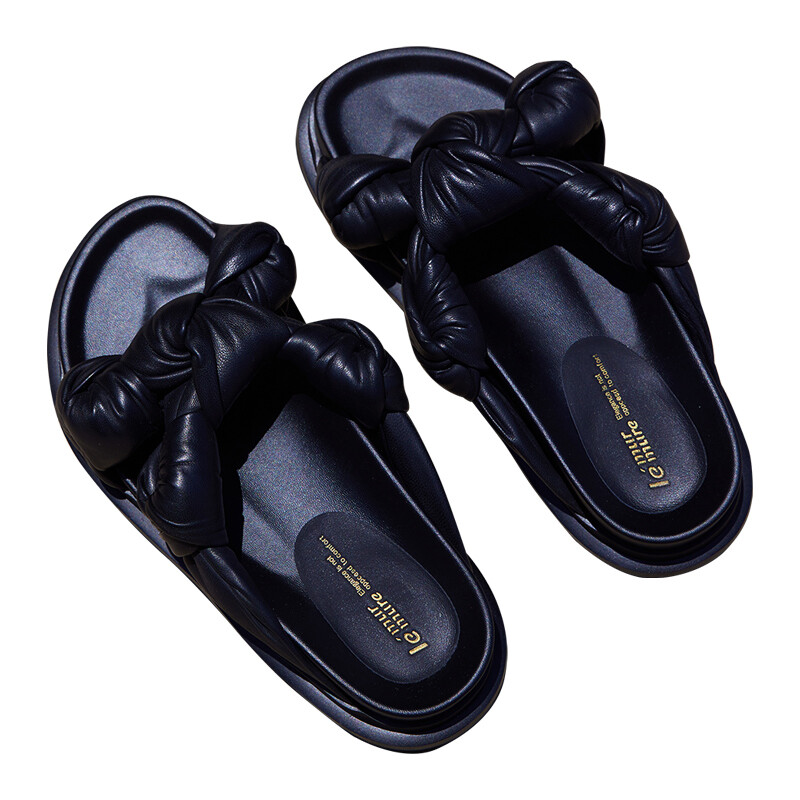 Bow tie slippers