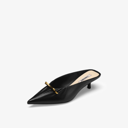 Natasha Mule Shoes with Mid Heel