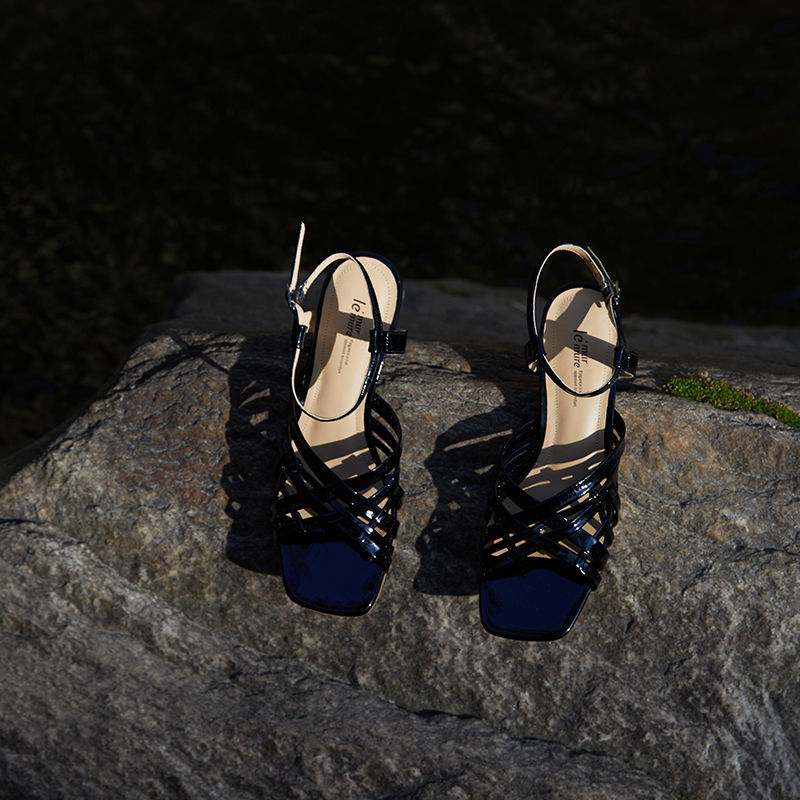 American sheepskin woven sandals