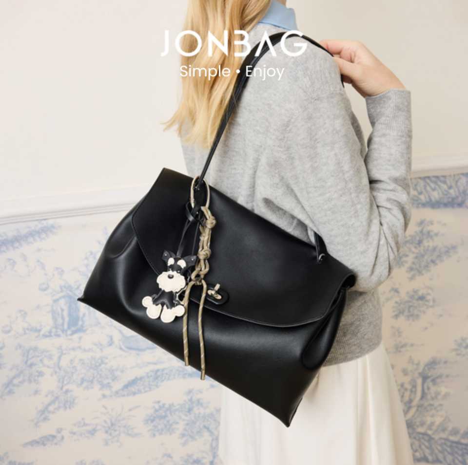 Briefcase Leather Tote Bag