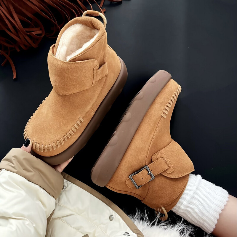 Wool Lined Snow Boots