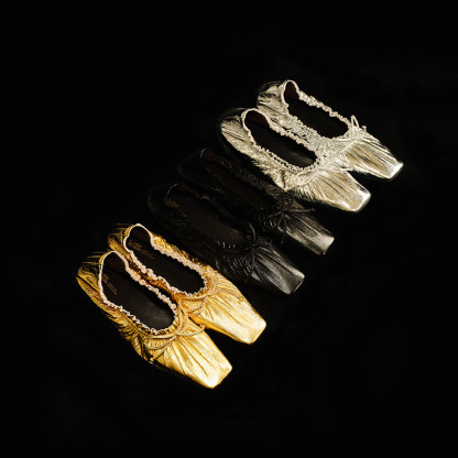 Aldegonde leather shoes