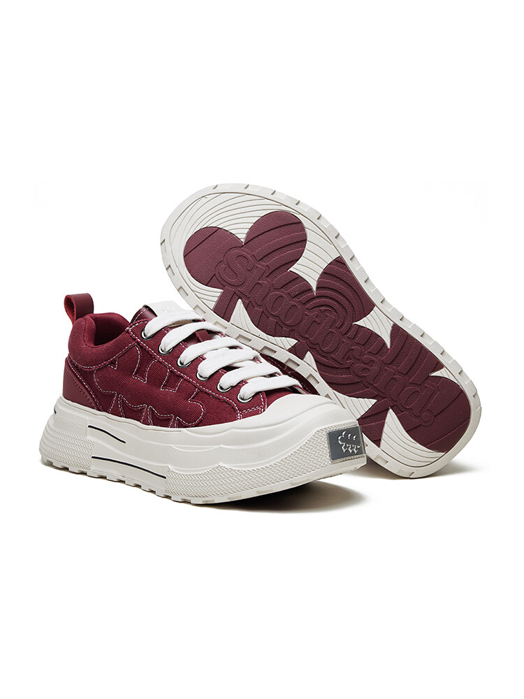 Canvas Chunky Sneakers