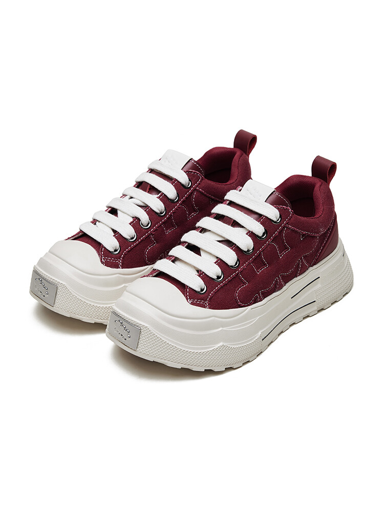 Canvas Chunky Sneakers