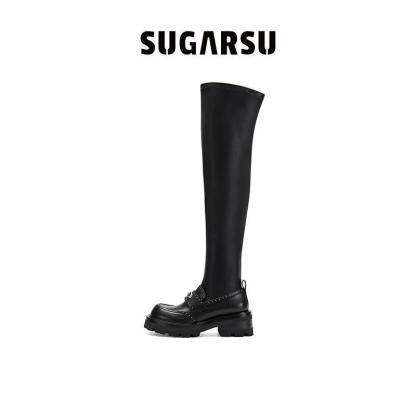 Modern Academy Knee Boots