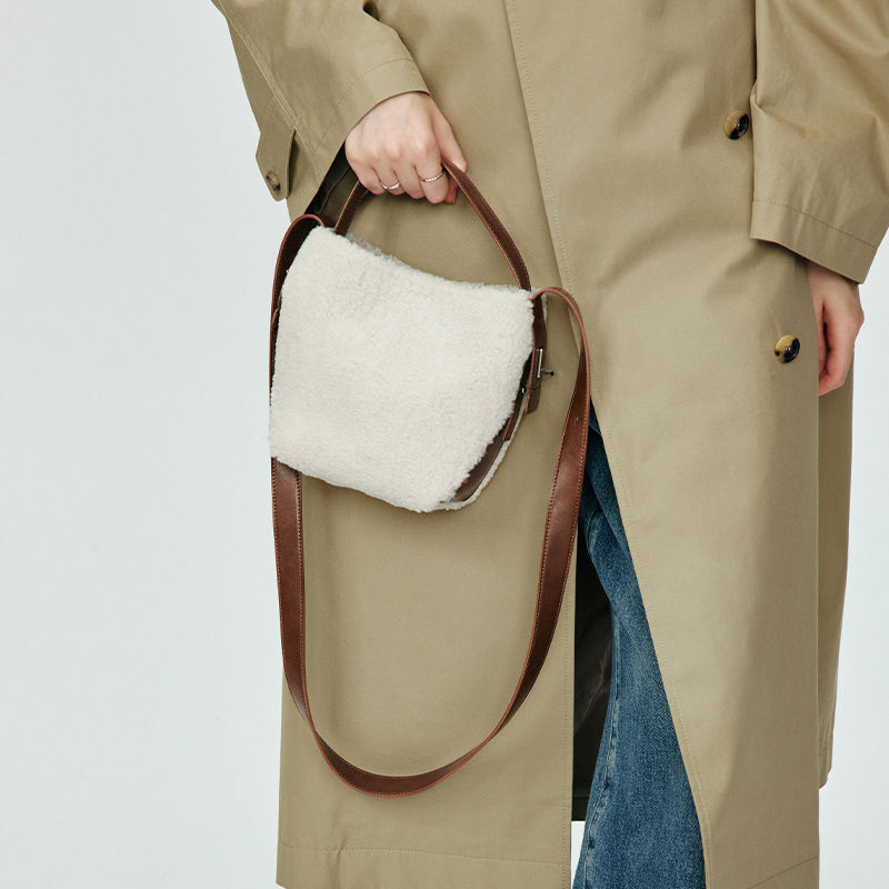 Fortune Plush Bucket Bag