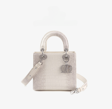 France Brand "Diana" Leather Handbag