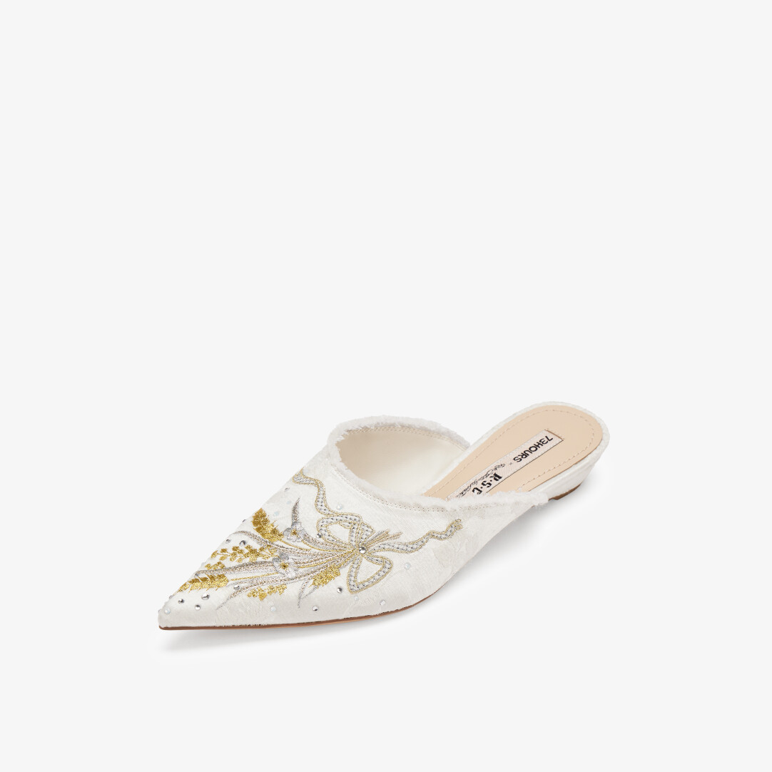 Smooth Sailing Tassel Mule Slippers