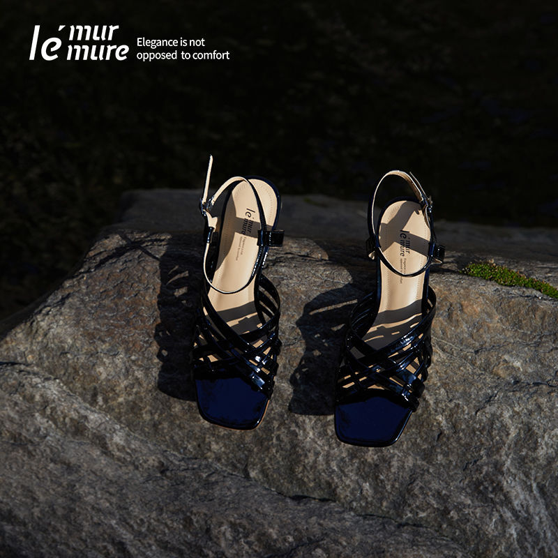 American sheepskin woven sandals
