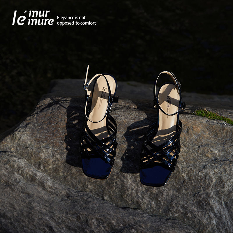 American sheepskin woven sandals