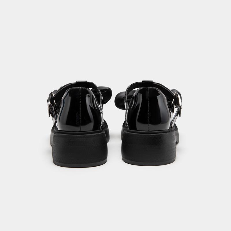 Flower Rhinestone Mary Jane shoes