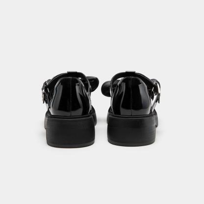 Flower Rhinestone Mary Jane shoes