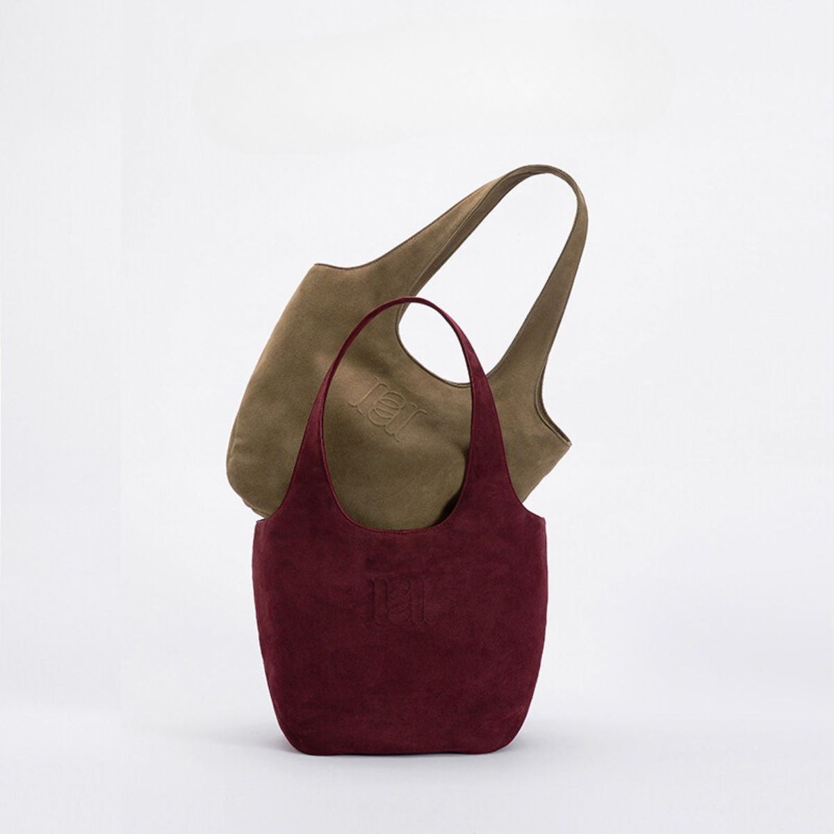 Rebirth Suede Leather Tote Bag