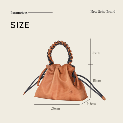 Vintage Woven Dumpling Bag