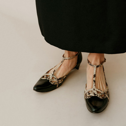 Panthere Vintage Flats