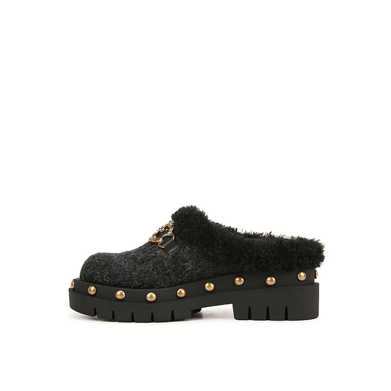 Annie Fleece Mules