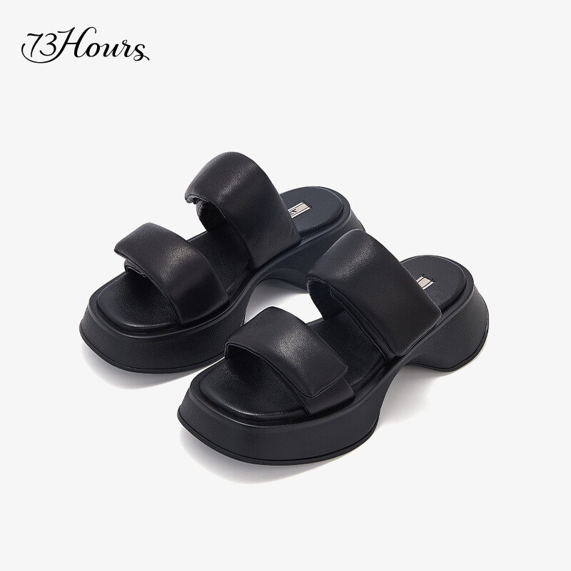 Panda Velcro strap slippers