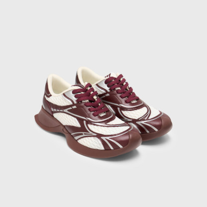 Silver Mesh Sneakers